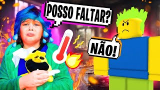 MEU PAI NÃO DEIXA EU FALTAR na ESCOLA 😭 ROBLOX Need More Heat ( Alec GO! )