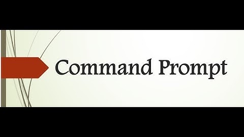 4. Command Prompt - Creating a Directory