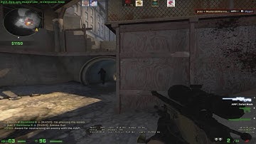 Quick triple kill with AWP w/ p0lom to win a pug
