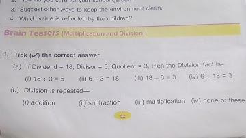 Dav  School Class 3 Math Unit 5 Brain Teasers || Multiplication And Division || @madhubanclasses