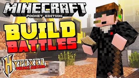 MCPE BUILD BATTLES SERVER - Minigames - Minecraft PE (Pocket Edition)