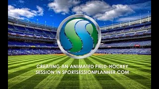 Creating an Animated Field-Hockey Session in SportSessionPlanner.com screenshot 4