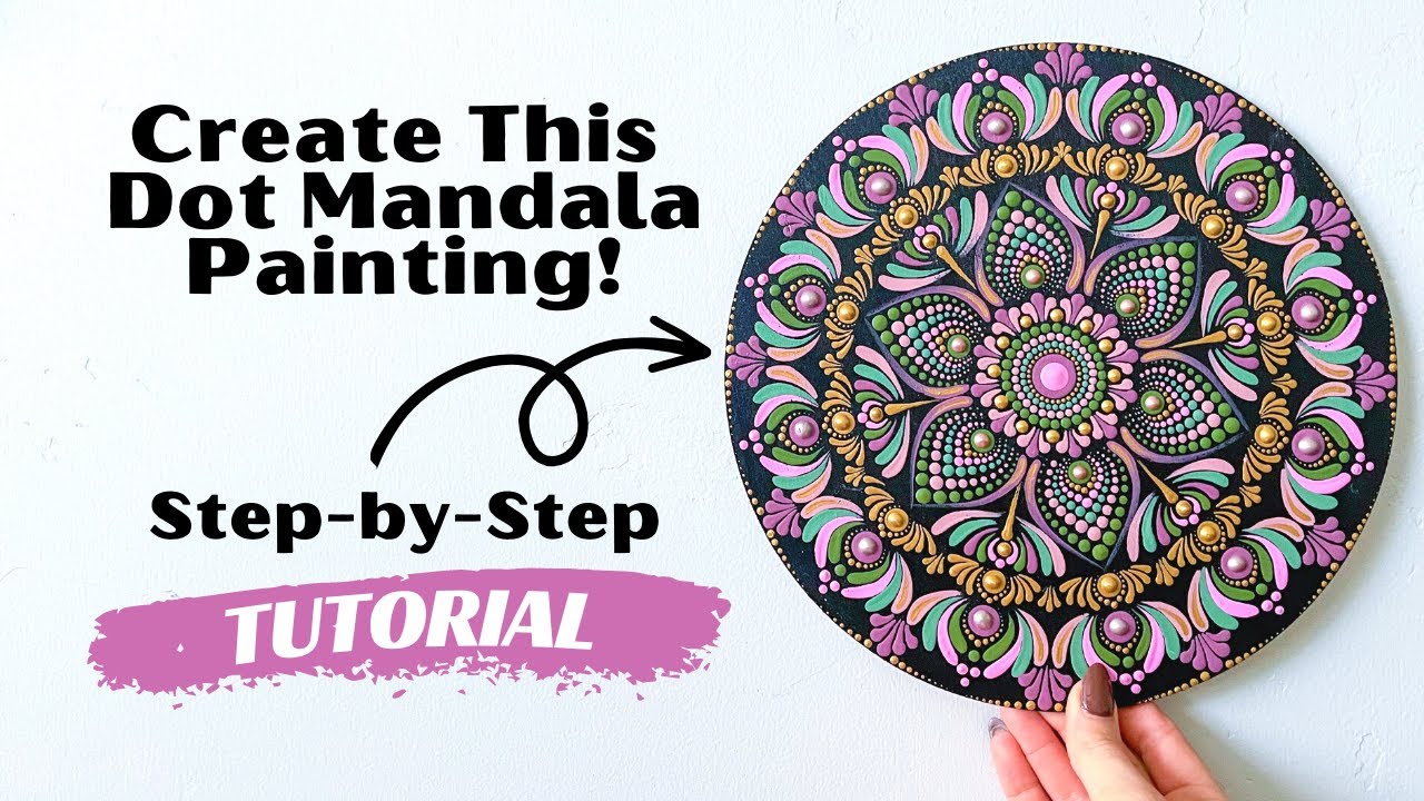 10 Succulent Inspired Mandala Dot Painting Tutorial: Tips and Tricks for  Beginners 