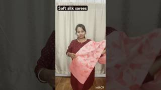 Soft silk sarees 😍Afforable price 💐 #fashion #saree #onlineshopping #bgm