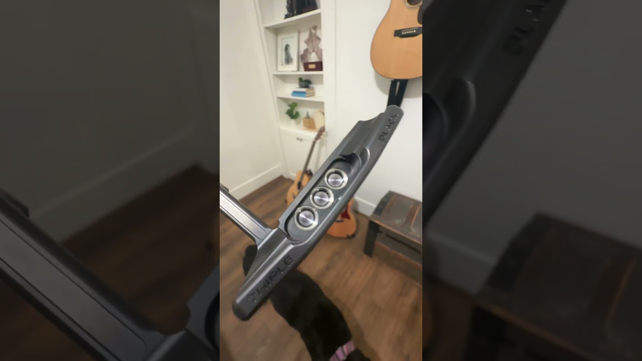 Unwrapping the new Scotty Cameron B3 Triple Black limited edition putter.  