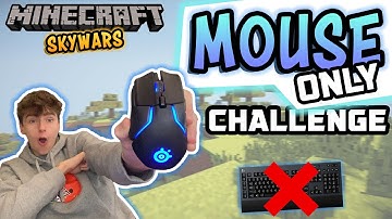 Can I Win Minecraft Skywars w/ Only My Mouse? (No Keyboard Challenge)