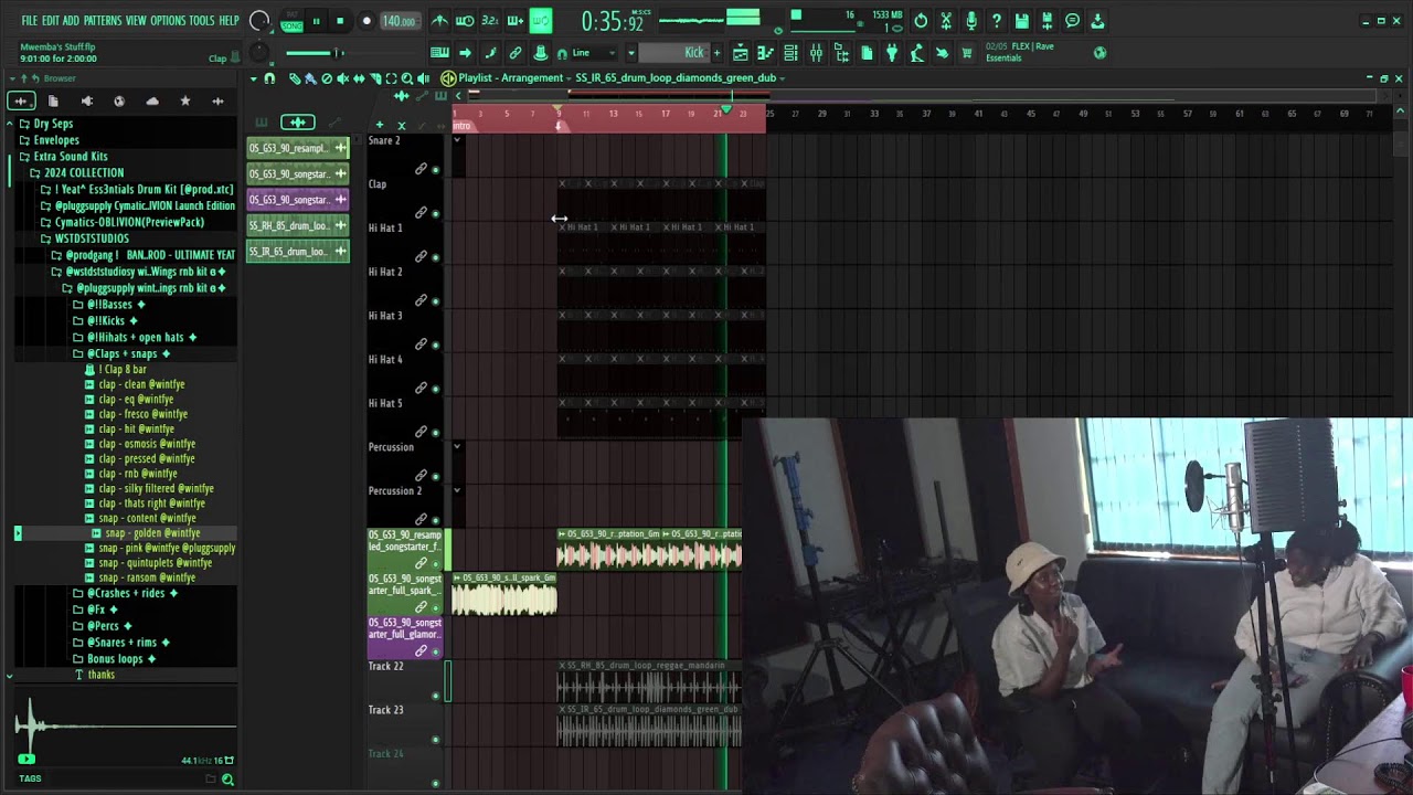 Album Studio Session 8 maybe  (w/wichi 1080 x Mwemba x Skwara x Neo)