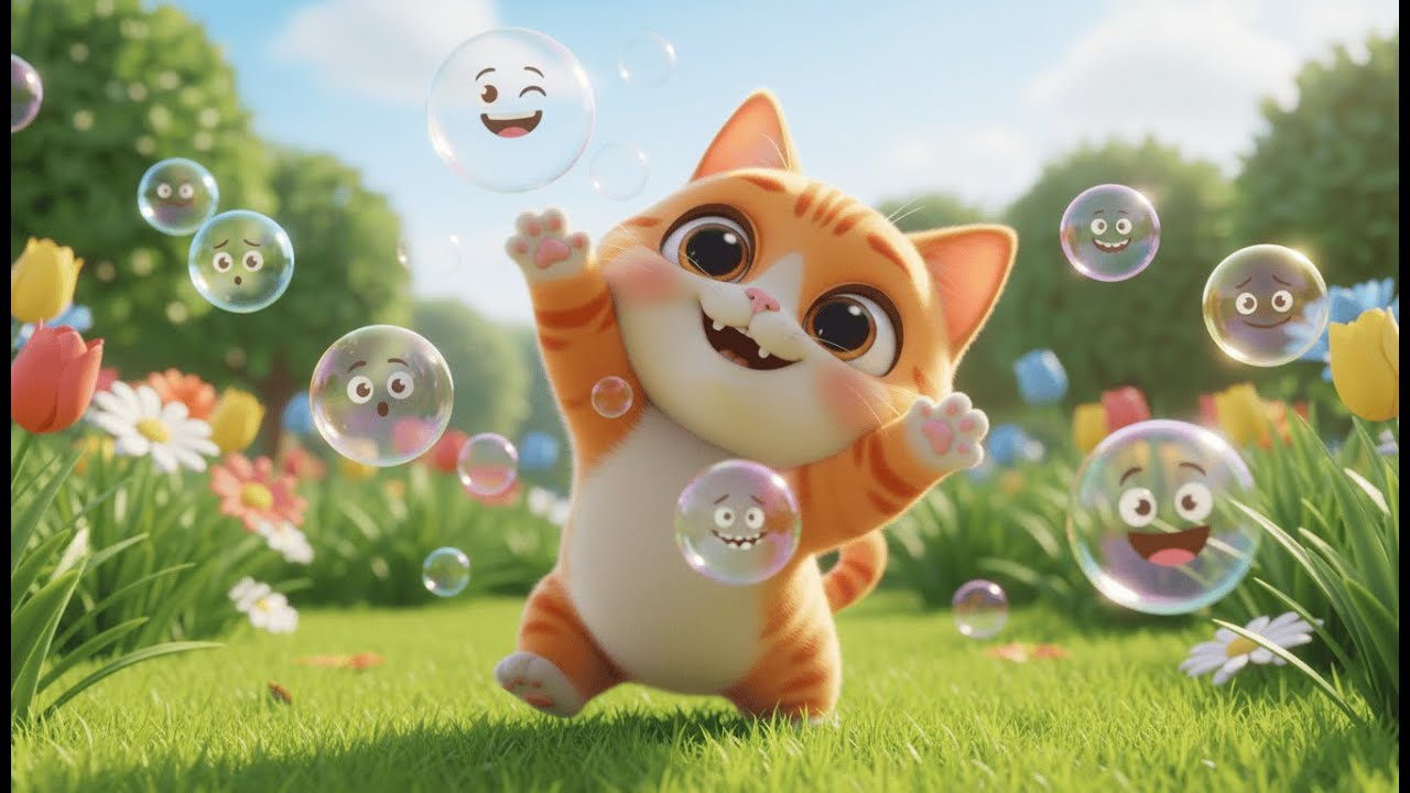 Kitty’s Bubble Pop Dance 🐱🫧 | Fun Baby Songs & Nursery Rhymes for ...