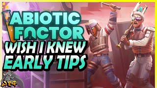 ABIOTIC FACTOR Wish I Knew Sooner Early Game Tips! Beginners Guide To Survival