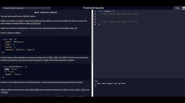 Build JavaScript Objects - Free Code Camp Help - Basic Javascript - Algorithms & Data Structures