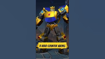 3 HERO COUNTER XBORG #xborg #counterxborg #mobilelegends #mlbb #shorts