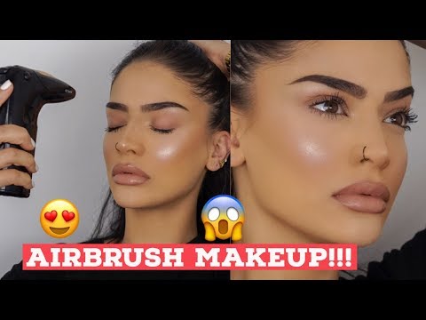 Airbrush Makeup Tutorial! Cordless Airbrush??| Makeupbyalaha