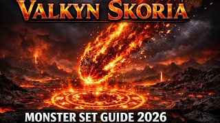 Valkyn Skoria Monster Set Guide 2026 - ESO City of Ash 2 Veteran Dungeon Helmet & Shoulders