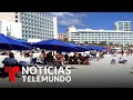 Los mexicanos hacen oídos sordos a las advertencias y se van a la playa | Noticias Telemundo