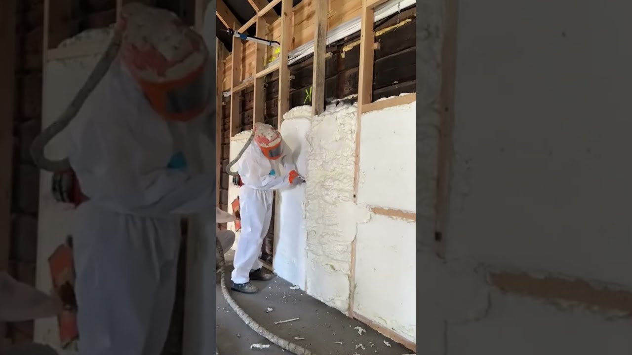 Installing Polyurethane Foam Insulation On Interior Walls