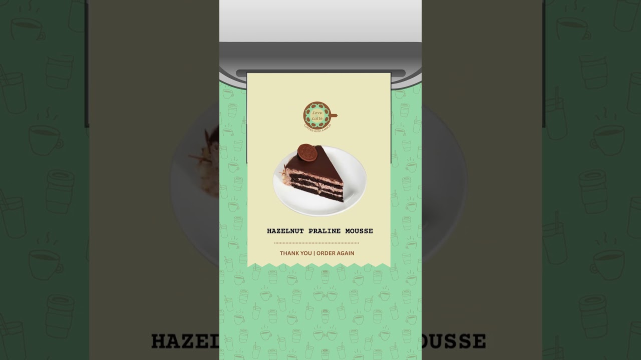 The only receipt you’ll never want to throw away. 🍰