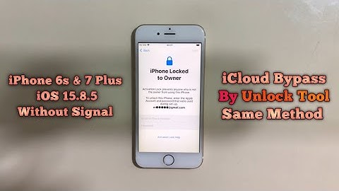 iPhone 6s iCloud Bypass iOS 15.8.5 Unlock Tool Without Signal Same Method iPhone SE 6s Plus 7 Plus