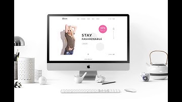 E commerce website homepage animated version