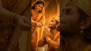 How One Tulsi Leaf Satisfied Hanuman Ji’s Infinite Hunger#HanumanJi #JaiRam #BajrangBali #TulsiLeaf