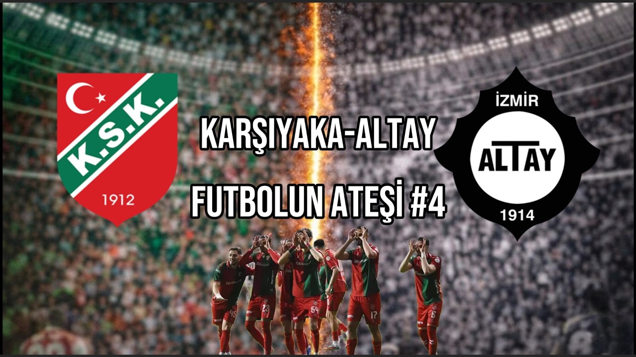Karşıyaka Altay Maçından Görüntüler | Tribün Görüntüleri | Futbolun Ateşi #4