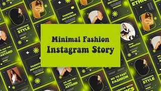 Minimal Fashion Instagram Story After Effects Templates