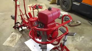 23 April Troy Bilt Horse first coat of paint done