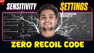 Best Zero Recoil Code 🔥 Bgmi 4.4 Update Sensitivity & Control Code PUBG / BGMI