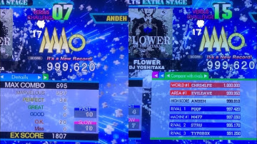 [DDR A20+] FLOWER (CSP-15) 999,620 PFC