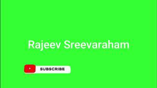 No Smoke No Alcohol Malayalam Green Screen