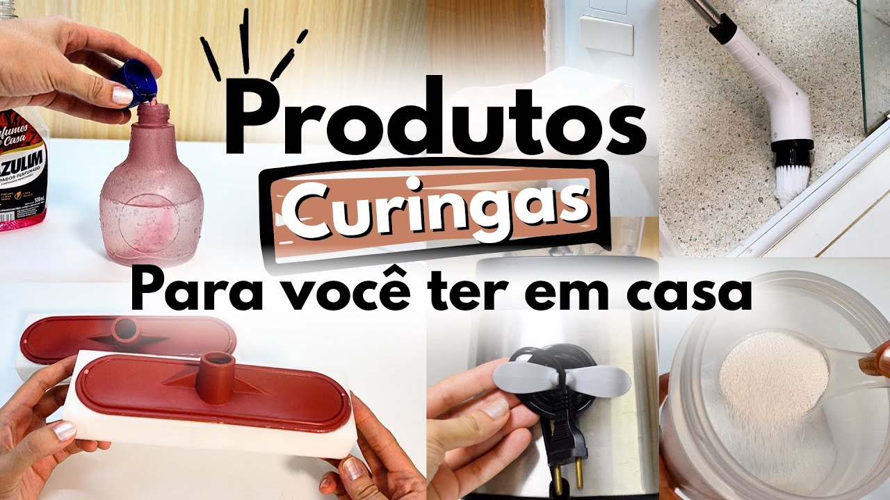PRODUTOS CURINGAS QUE TODO MUNDO DEVERIA TER EM CASA