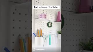 Does the Dollar Tree Pegboard system work!?!? Good or bad 🥴 #shorts #productreview Profile