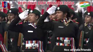Ncc Girls Contingent Republic Day Parade 2024 #ncc #republicday #nationalcadetcorps