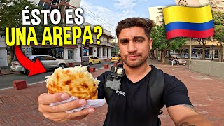 ASÍ SON LAS AREPAS?   Argentino PRUEBA AREPAS en Santa Marta .. | Colombia #4