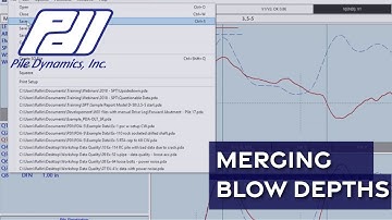How To Merge Blow Depths in SPT Analyzer
