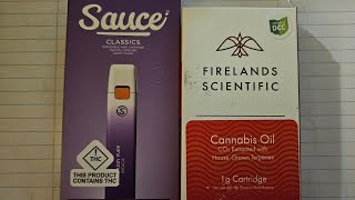Disposable and Cart Review/ Granddaddy Purple by Sauce/ Chemorado by Firelands Scientific