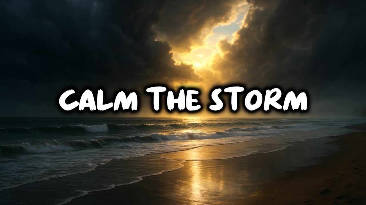 Calm the storm (Official Lyric Video) | Relaxing Christian Smooth Jazz