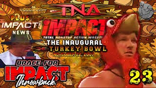 TNA THROWBACK | INAUGURAL TURKEY BOWL 2007 | NOV 22 | AJ STYLES WEARS THE TURKEY SUIT | IMPACT NEWS