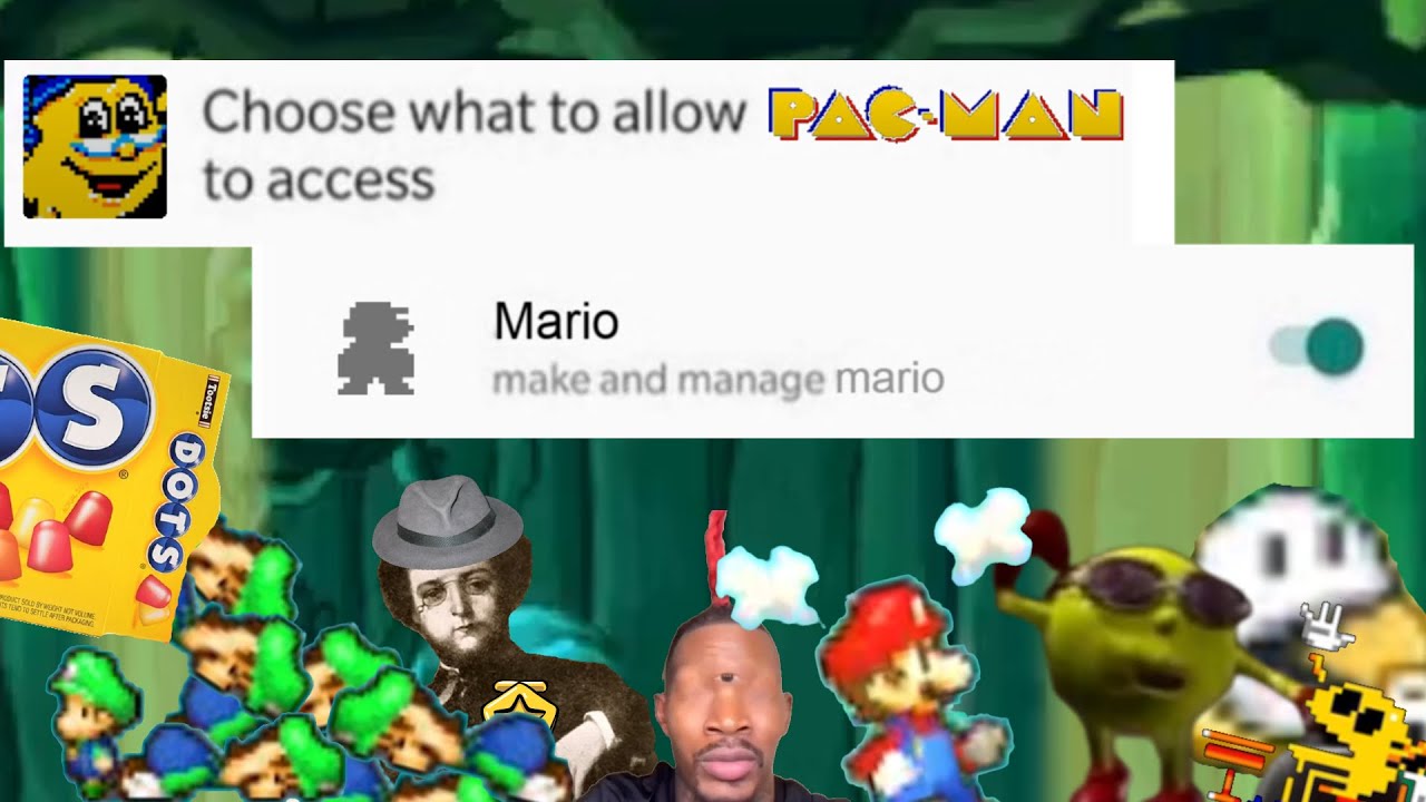 Sure Pac Man, you can make and manage mario. - Partners in time 04 ...