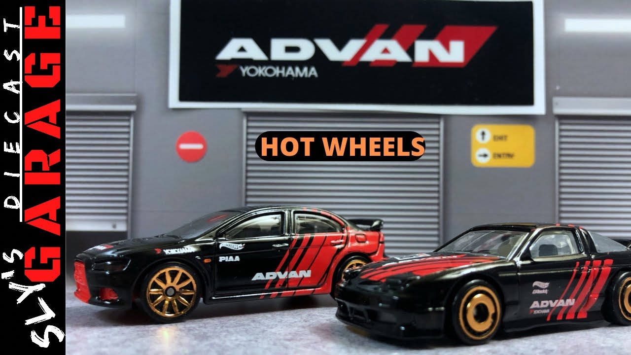 Hot Wheels Advan Mitsubishi Lancer Evolution and Nissan 180SX Type X | Diecast Duel Ep. 8