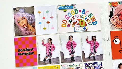 Project Life Process Video Using the Studio Calico Documenter Kit - Do Good + Be Kind