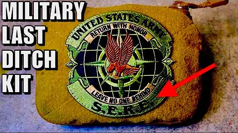 Military Go Pouch - Last Ditch Survival Kit!