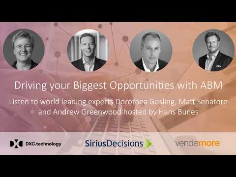 Webinar: How to drive your Biggest Opportunities with ABM