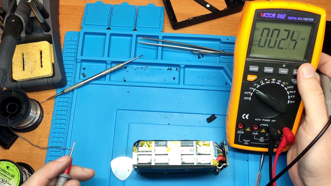 Восстановление батареи Dji TB-50 от Dji Inspire 2