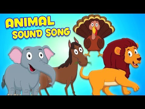 Звуки Животных Песни | Песня Животных | Звук Животных | Названия Животных | Animal Sounds Song