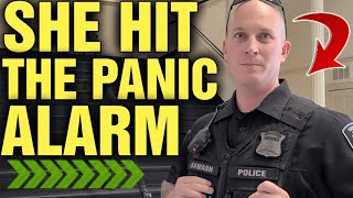 SHE HIT THE PANIC BUTTON COP SHUTS DOWN OFFICIAL AFTER FALSE CALL! 1ST AMENDMENT AUDIT!