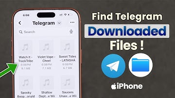 Telegram Downloaded File Not Showing on iPhone! How To Find Downloaded Files!