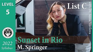 Sunset in Rio, by M. Springer - RCM Repertoire Gr.5, List C