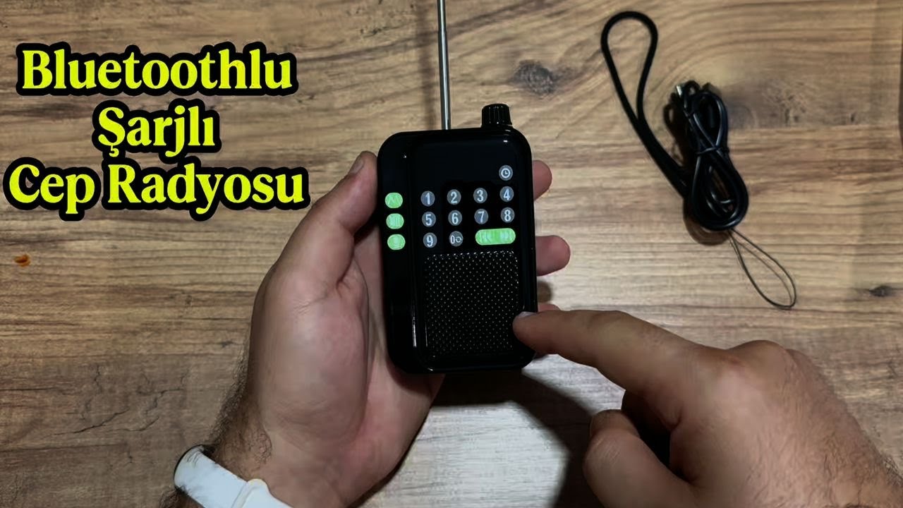 C9 Bluetooth Şarjlı Radyo USB & Tf Kart Okuyucu Deprem Çantasına Uygun Fm Radyo ÜRÜN İNCELEMESİ !!!