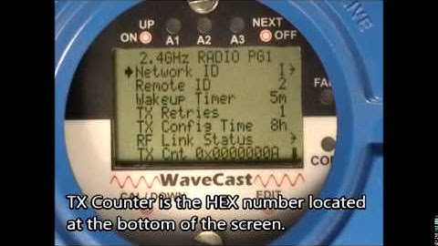 SenSmart 7000 Reset TX Counter
