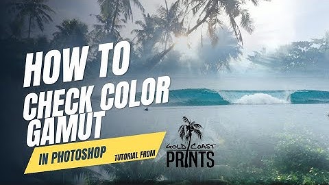 How to check Color Gamut Warning in Photoshop for Photo Printing